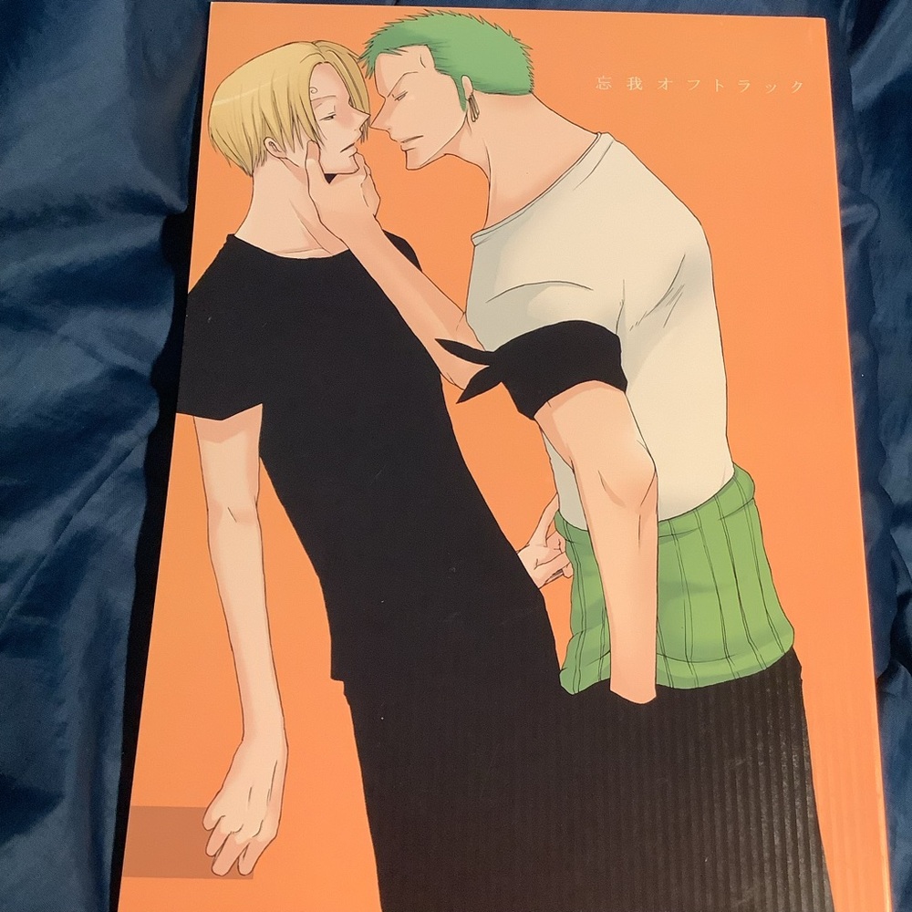 Zoro Sanji BL Yaoi Manga Doujinshi by Mirai Mayama Shijo Tril ZoroSan One Piece